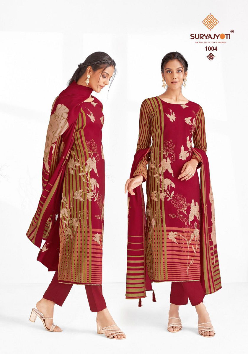 Prabha Vol 1 By Suryajyoti Printed Pure Modal Dress Material Wholesale Price In Surat